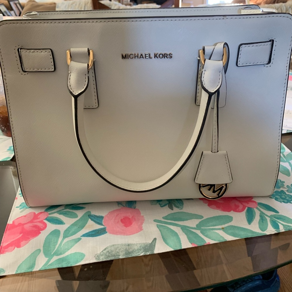Michael Kors white purse